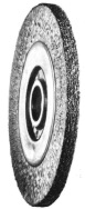 Brosses m&eacute;talliques circulaires encapsul&eacute;e