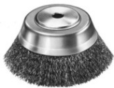 Brosses coupe &agrave; fils ondul&eacute;s