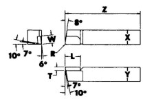 AL AR brazed tool