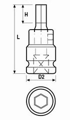 Ozat embouts hexagonales