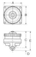 dial regulaor dimension